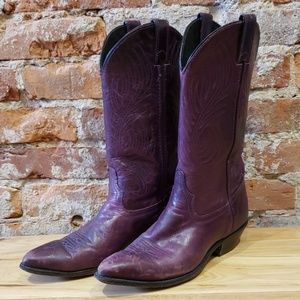 Code West Purple Cowboy Boots